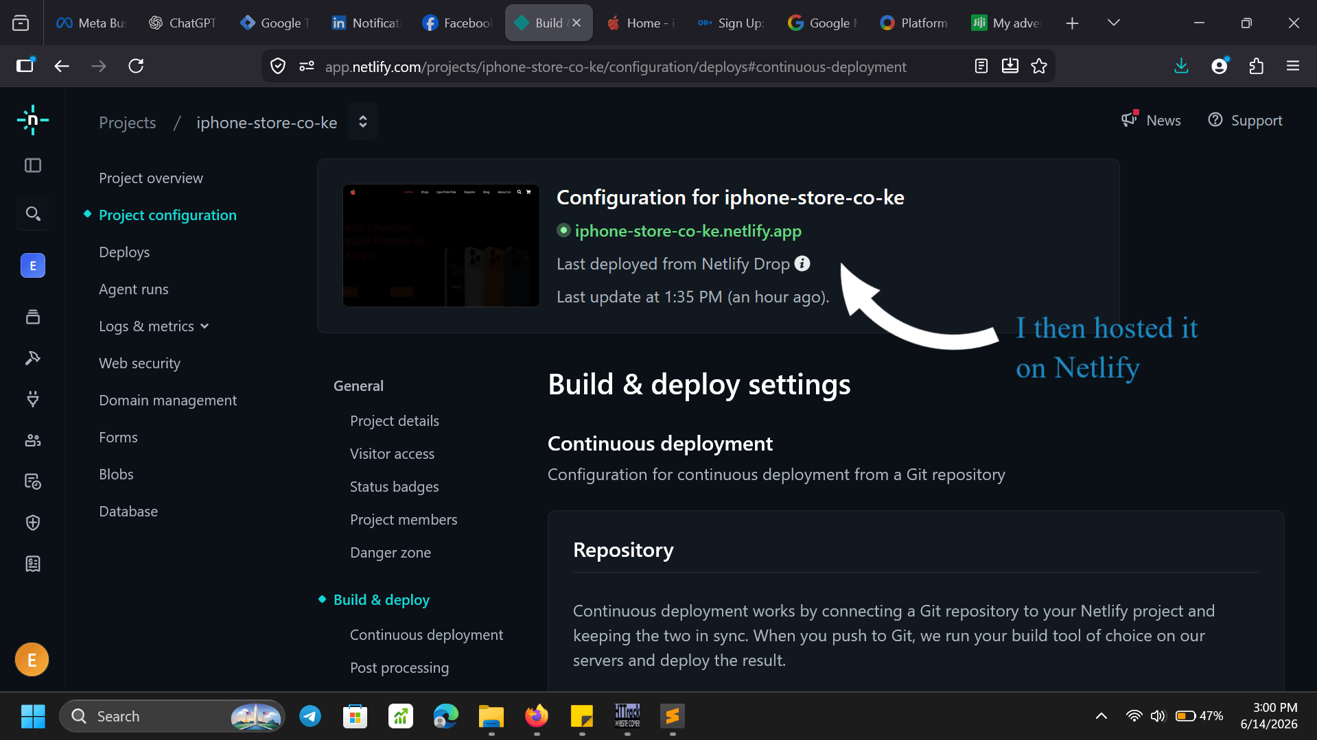 GTM container — tags overview
