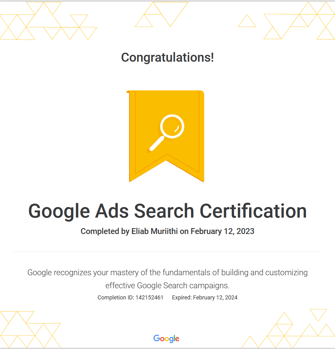 Google Ads Search
