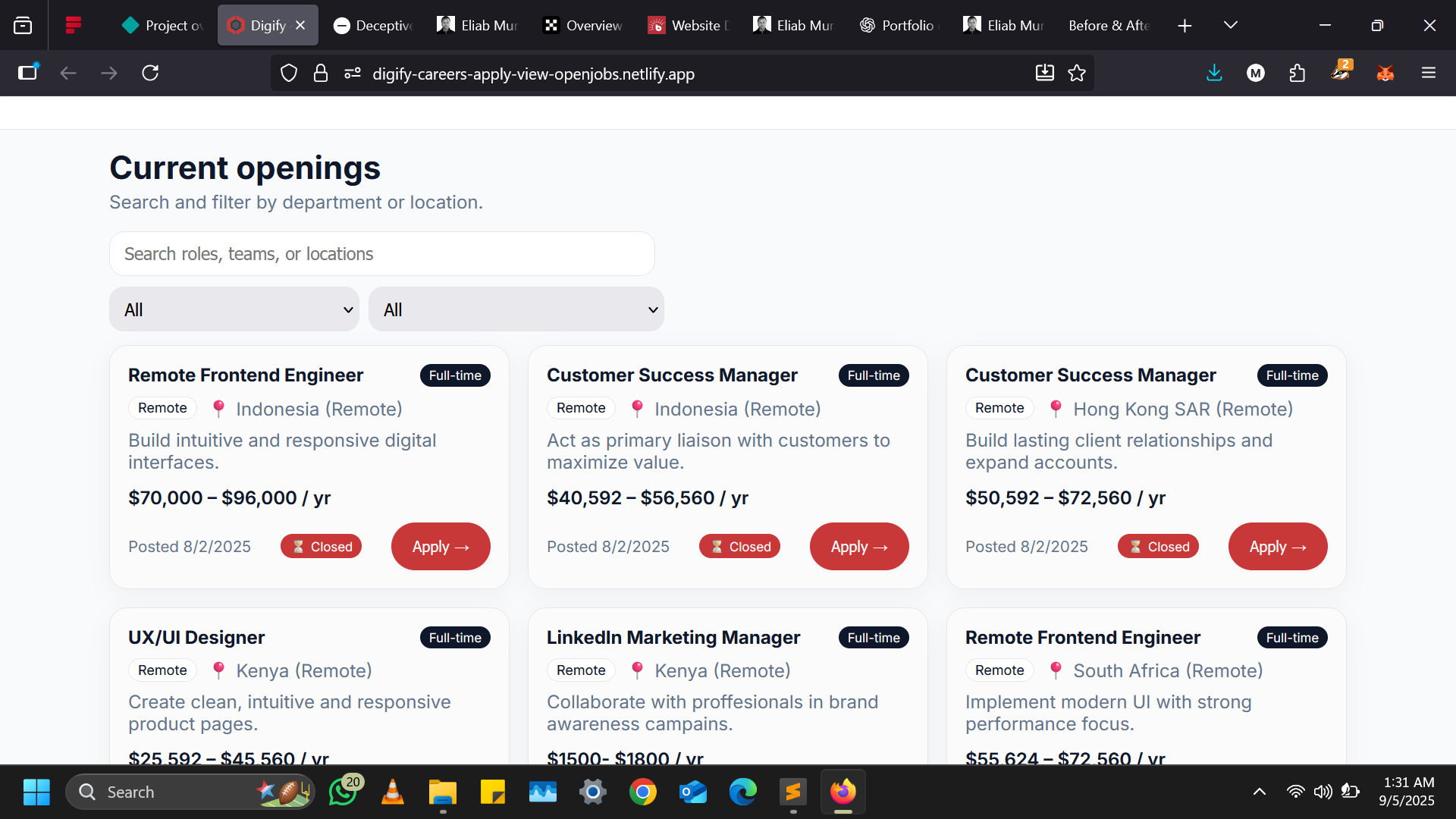 After Website