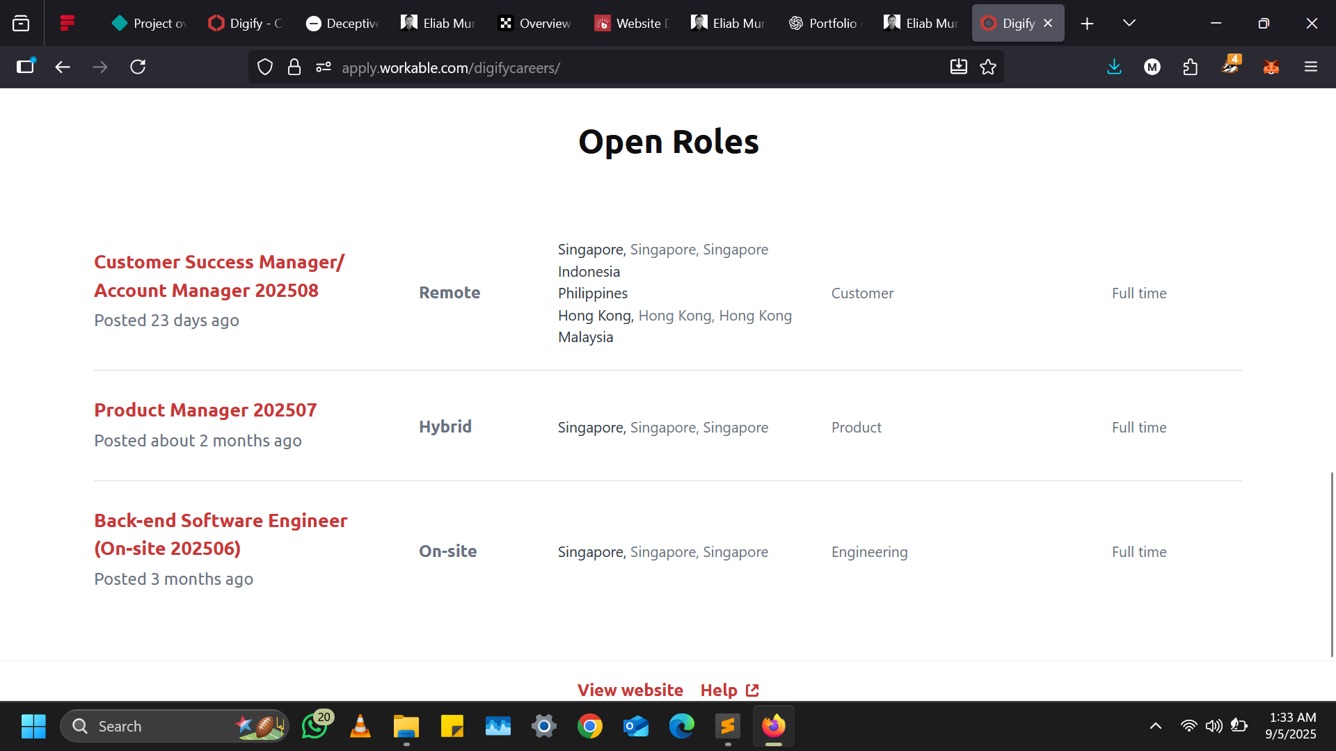 Before Website